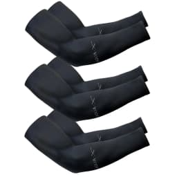 3Pairs Summer Sun Protection Ice Sleeve Men Women Fashion Breathable Elastic Ice Silk Arm Gloves for Outdoor Cycling, Driving