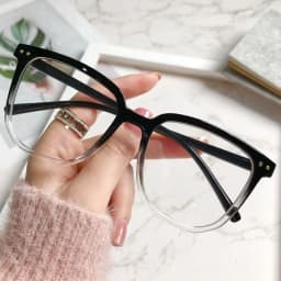 Large Square Frame Anti-Blue Light Glasses Fashion Retro Men Women Computer Goggles Reading Eyeglasses Optical Spectacle Eyewear