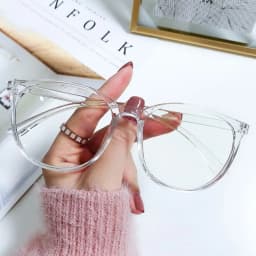 Large Square Frame Anti-Blue Light Glasses Fashion Retro Men Women Computer Goggles Reading Eyeglasses Optical Spectacle Eyewear