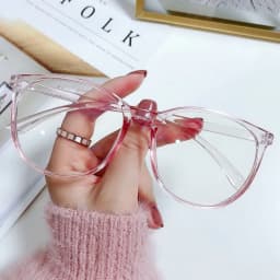 Large Square Frame Anti-Blue Light Glasses Fashion Retro Men Women Computer Goggles Reading Eyeglasses Optical Spectacle Eyewear