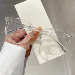 Large Square Frame Anti-Blue Light Glasses Fashion Retro Men Women Computer Goggles Reading Eyeglasses Optical Spectacle Eyewear