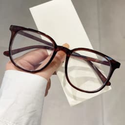Large Square Frame Anti-Blue Light Glasses Fashion Retro Men Women Computer Goggles Reading Eyeglasses Optical Spectacle Eyewear