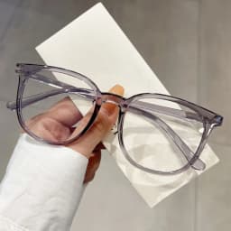 Large Square Frame Anti-Blue Light Glasses Fashion Retro Men Women Computer Goggles Reading Eyeglasses Optical Spectacle Eyewear