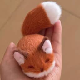Kawaii Fluffy Plush Fox Hair Barrettes Cute 3D Fox Tail Bangs Clips Women Cartoon Animal Side Hair Accessories