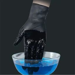 Disposable Black Gloves Unisex Latex Free Nitrile PVC Thick Splayed Fingers Housework Cleaning Car Pet Care Cooking Tools Women