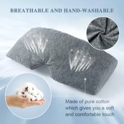 100% Cotton Sleep Mask Soft Breathable Sleeping Eye Cover Adjustable Eyeshade Blinder Blindfold Eye Patch Best Night Companion