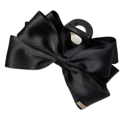 New Large Black Fabric Bow Grab Hair Clips Women's New Korean Style Hairpin Fashion Shark Cawl Clips Girls Hair Accessories