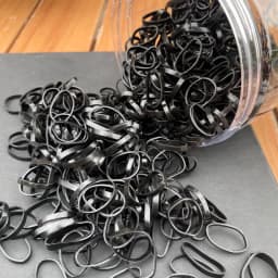 800pcs/set Thick Silicone Hair Rubber Bands For baby Girls transparent hair tie kids small black hair rope child hairbands