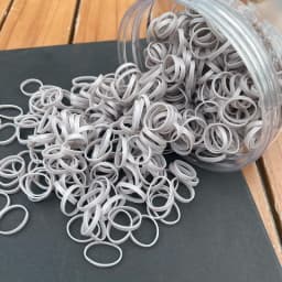 800pcs/set Thick Silicone Hair Rubber Bands For baby Girls transparent hair tie kids small black hair rope child hairbands
