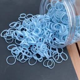 800pcs/set Thick Silicone Hair Rubber Bands For baby Girls transparent hair tie kids small black hair rope child hairbands