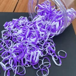 800pcs/set Thick Silicone Hair Rubber Bands For baby Girls transparent hair tie kids small black hair rope child hairbands