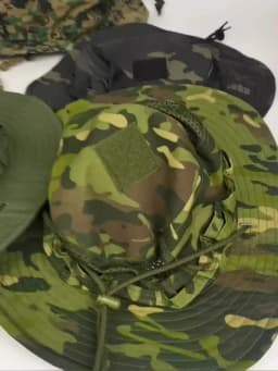 1pc/3pcs Camo Boonie Hat Sunscreen Breathable Bucket Hat Men's Outdoor Hiking Hunting Fishing Windproof Fisherman's Hat