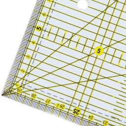 15*30 Quilters Ruler with Double Colored and Grid Lines Patchwork Ruler Acrylic Sewing Ruler for Sewing Quilting Cutting Ruler