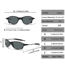 Men And Women Polarized Sunglasses Metal Frame Glasses With UV Protection for Outdoor Sports Cycling Running Hiking Driving