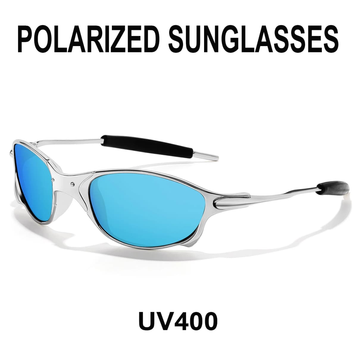 Men And Women Polarized Sunglasses Metal Frame Glasses With UV Protection for Outdoor Sports Cycling Running Hiking Driving