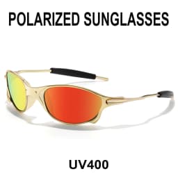 Men And Women Polarized Sunglasses Metal Frame Glasses With UV Protection for Outdoor Sports Cycling Running Hiking Driving