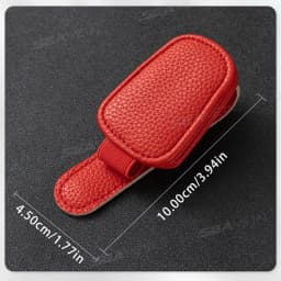 SEAMETAL Leatherette Car Glasses Clip Multifunction Sun Visor Eyeglasses Clip Magnetic Sunglasses Holder for Car Accessories