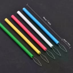 Leader Beader Threading Needle Sewing Tools Cylindrical Colorful Needle Threader Sewing Threader DIY Accessories
