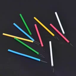 Leader Beader Threading Needle Sewing Tools Cylindrical Colorful Needle Threader Sewing Threader DIY Accessories