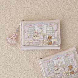 Girl's Dream Spring Picnic Series Rabbit Bear Wallet Cute Original Design Anti-degaussing Multi-card Magnetic Button Coin Purse