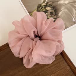 Large Mesh Hair Rope for Women Simple and Fashiona Does Not Hurt The Hair Hair Rope Cute Girl High Ponytail Scrunchie