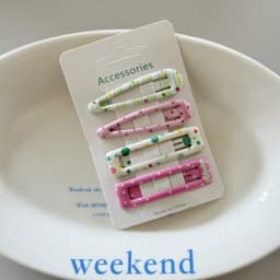 Small fresh polka dot plaid hairpin women's broken hair finishing bb clip forehead bangs clip children's hairpin hairaccessories