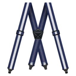 Men Suspenders Heavy Duty Work 3.8cm Wide X-Back with 4 Plastic Gripper Clasps Adjustable Elastic Trouser Pants Braces