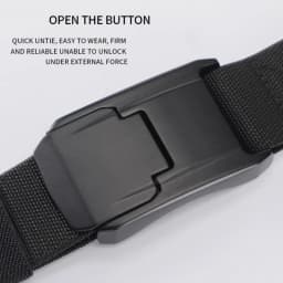 New Stretch Belt For Men and Women Quick Release Buckle Strong Real Nylon Unisex Elastic Belt Overalls Work Belt