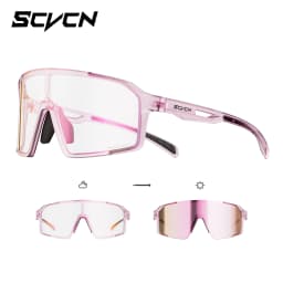 SCVCN Women Fashion Travel Photochromic Glasses Cycling Sunglasses Men UV400 Eyewear Sports MTB Outdoor Goggles Bicycle UV400
