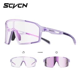 SCVCN Women Fashion Travel Photochromic Glasses Cycling Sunglasses Men UV400 Eyewear Sports MTB Outdoor Goggles Bicycle UV400