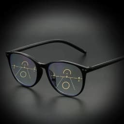 New 3 in 1 Progressive Multifocal Reading Glasses For Women Eyeglasses Easy To Look Far and Near +1.0 To +4.0