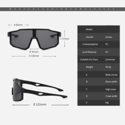 Fashion Designer Cycling Sunglasses Men Mountaineering Fishing Skiing Glasses Women New Outdoor Sports UV400 Windproof Eyewear