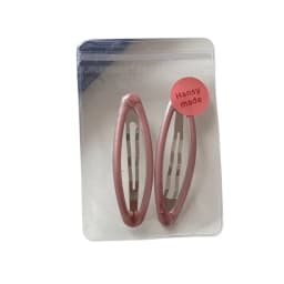 2 packs fashion temperament leopard print dripping oil water drop BB clip bangs clip new cute girl oval hairpin edge clip