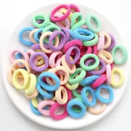 200/300PCS Women Girls Hair Ties Elastic Hair Bands Ponytail Hold Rubber Bands Scrunchie Hair Accessories for Girl Headband