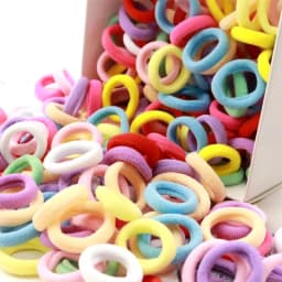200/300PCS Women Girls Hair Ties Elastic Hair Bands Ponytail Hold Rubber Bands Scrunchie Hair Accessories for Girl Headband
