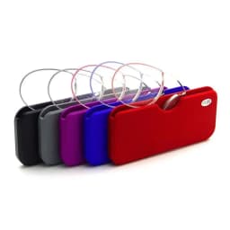 Fashion Nose Clip Reading Glasses Ultra Light and Convenient Mobile Phone Presbyopic Eyeglasses Retro Style HD Reading Glasses