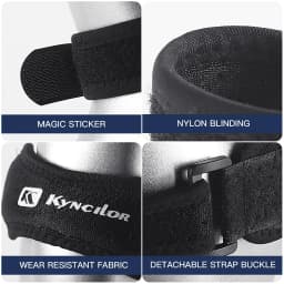5/3/1 PC Knee Patellar Tendon Knee Support Strape Brace Adjustable Shock Absorption Compression Knee Pad Sleeve for Basketball