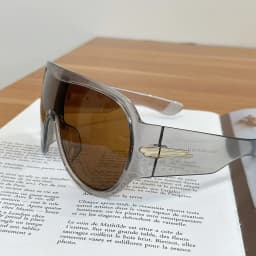New Fashion Oversized Black One Piece Sunglasses for Women Men vintage Stripe Leg Shield Sun Glasses Ladies sexy Driving Shades