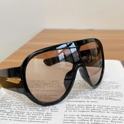 New Fashion Oversized Black One Piece Sunglasses for Women Men vintage Stripe Leg Shield Sun Glasses Ladies sexy Driving Shades