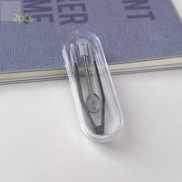 1/2PC Contact Lens Tweezers Wear Tools Transparent Large Long Clamp Rod Set Small Contact Lenses Tweezers