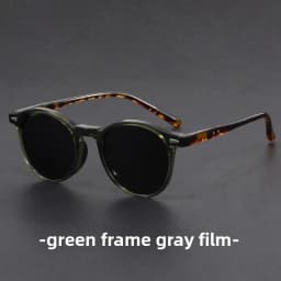 Retro Fashion Glasses Frame Men Fashion Shades Polygon Women Oval High Quality Travel Eyewear