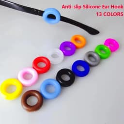 1-10pairs Antislip Silicone Ear Grip Glasses Eyeglasses Leg Ear Hook Stopper Bracket Fastener Accessories Temple Eyewear Holder