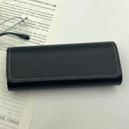 Vintage Coffee Eyeglass Case - Lightweight Portable Glasses Holder, Ideal for Travel and Everyday Use, Travel Accessory
