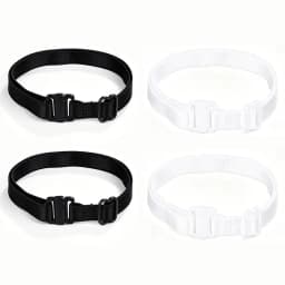 2/4Pcs Adjustable Elastic Leg Hem Tightening Bands For Wide Leg Pants, Length Shortener, Hemming Cuff, High Elasticity, Reusable
