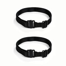 2/4Pcs Adjustable Elastic Leg Hem Tightening Bands For Wide Leg Pants, Length Shortener, Hemming Cuff, High Elasticity, Reusable
