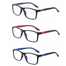 3pcs Office Alloy Elderly Reading Eyewears TR PC Unisex Presbyopic Glasses Lightweight Waterproof Anti Blu-ray Glasses Outdoor