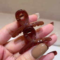 2/4Pcs Cute Solid Hair Claw Crab for Girls Acrylic Mini Hairpin Fashion Women Bang Barrette Cross Clips Small Hair Accessories