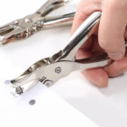 3/6mm Handhold Single Hole Punch Metal Puncher Tool For Scrapbooking Earring Necklace Cards School Stationery Office Supplies