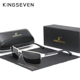 KINGSEVEN Men Polarized Photochromic Sunglasses Design Women Chameleon Sun Glasses UV400 Anti-glare Driving Square Eyeglasses