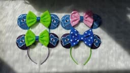 NEW Sullivan Disney Ears Headband Monster Inc Minnie Mouse Hairband Women Cartoon Character Cosplay Hair Accessories Kids Party